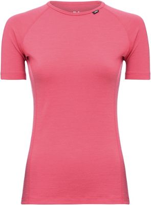 dhb Womens Merino Short Sleeve Base Layer - Firey Coral - UK 14, Firey Coral